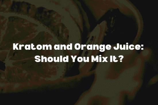 kratom and orange juice