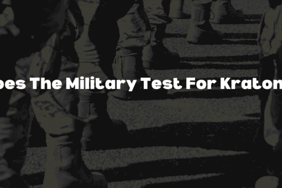 military test for kratom